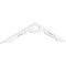 Ekena Millwork Pitch Cena Architectural Grade PVC Gable Pediment, 72"W x 15"H x 1"P (5/12) GPP072X015X100CEN - alternate 1